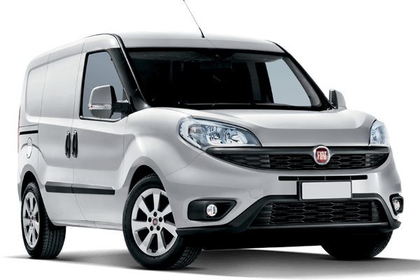Vue latérale du fourgon FIAT DOBLO II - 2010 – modèle utilitaire aménageable